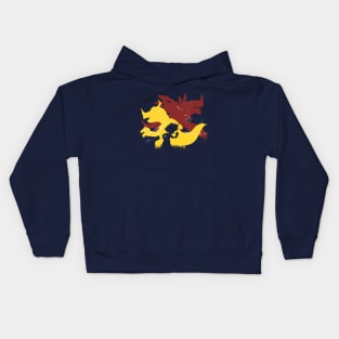 Digital Monsters Kids Hoodie